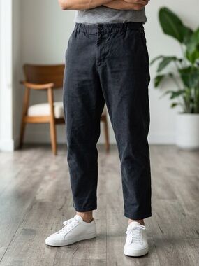 Stephan Schneider Black Cotton-Wool Pants